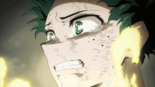 deku crying
